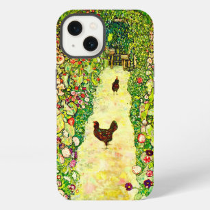 Gustav Klimt Garden with Chickens iPhone 13 Case