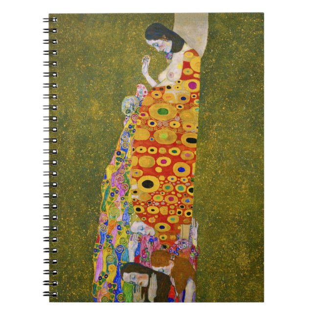 Gustav Klimt - Hope II Notebook (Front)