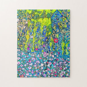 Gustav Klimt - Horticultural Landscape With Hillto Jigsaw Puzzle