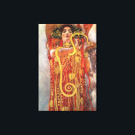 Gustav Klimt - Hygieia Medicine Goddess of Health Canvas Print<br><div class="desc">Gustav Klimt - University of Vienna Ceiling Paintings (Medicine), Detail Showing Hygieia, Daughter of the God of Medicine (Greek) This oil on canvas from 1907 was part of a series originally commissioned for the University of Vienna in 1894. Medicine was the second painting in the series which depicted the river...</div>