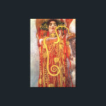 Gustav Klimt - Hygieia Medicine Goddess of Health Canvas Print<br><div class="desc">Gustav Klimt - University of Vienna Ceiling Paintings (Medicine), Detail Showing Hygieia, Daughter of the God of Medicine (Greek) This oil on canvas from 1907 was part of a series originally commissioned for the University of Vienna in 1894. Medicine was the second painting in the series which depicted the river...</div>