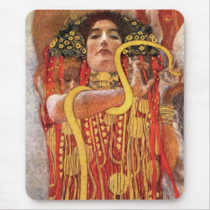 Gustav Klimt - Hygieia Medicine Goddess of Health Mouse Pad