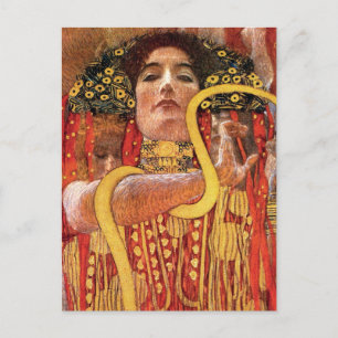 Gustav Klimt - Hygieia Medicine Goddess of Health Postcard