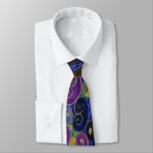 Gustav Klimt Inspired Art - The Virgin Neck Tie