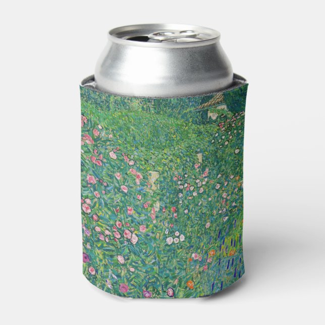 Gustav Klimt - Italian Garden Landscape Can Cooler (Can Front)