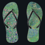 Gustav Klimt - Italian Garden Landscape Jandals<br><div class="desc">Italian Garden Landscape / Italian Horticultural Landscape - Gustav Klimt,  Oil on Canvas,  1913</div>