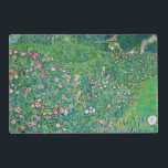 Gustav Klimt - Italian Garden Landscape Laminated Place Mat<br><div class="desc">Italian Garden Landscape / Italian Horticultural Landscape - Gustav Klimt,  Oil on Canvas,  1913</div>