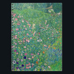 Gustav Klimt - Italian Garden Landscape Notebook<br><div class="desc">Italian Garden Landscape / Italian Horticultural Landscape - Gustav Klimt,  Oil on Canvas,  1913</div>