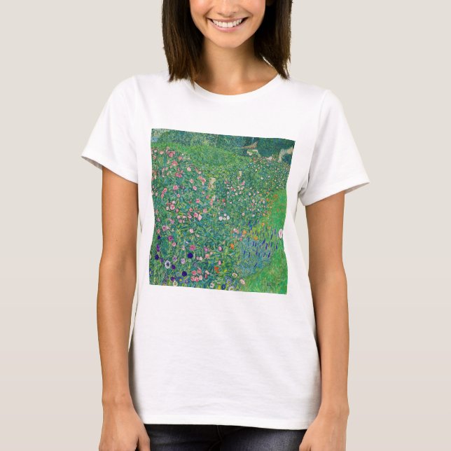 Gustav Klimt - Italian Garden Landscape T-Shirt (Front)