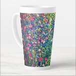 Gustav Klimt Italian Garden Latte Mug<br><div class="desc">Latte Mug featuring Gustav Klimt’s oil painting Italian Garden Landscape (1913). A beautiful garden of colourful flowers: red,  white,  pink,  purple. A great gift for fans of Art Nouveau and Austrian art.</div>