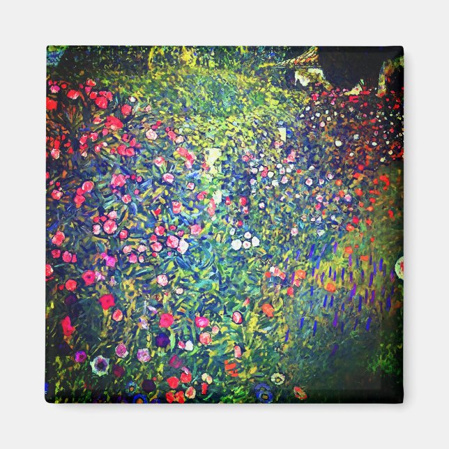 Gustav Klimt Italian Garden Magnet (Front)