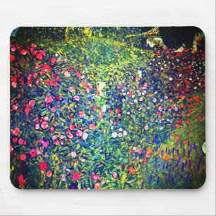 Gustav Klimt Italian Garden Mouse Pad