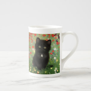 Gustav Klimt Kitten Bone China Mug