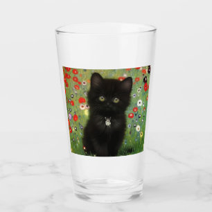 Gustav Klimt Kitten Glass