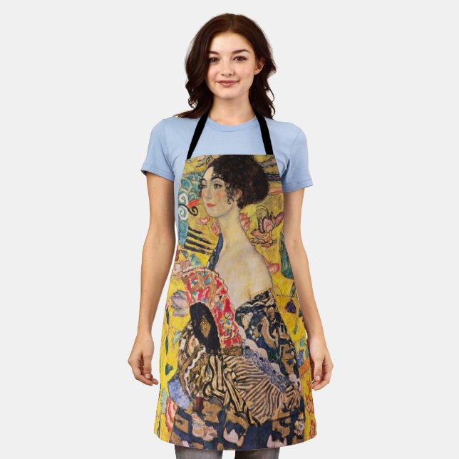 Gustav Klimt - Lady with Fan Apron (Worn)