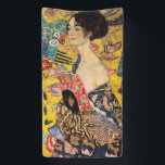 Gustav Klimt - Lady with Fan Banner<br><div class="desc">Lady with Fan - Gustav Klimt,  Oil on Canvas,  1917-1918</div>