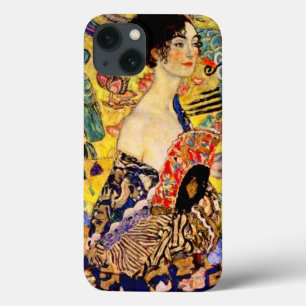 Gustav Klimt Lady with Fan iPhone 13 Case