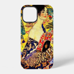 Gustav Klimt Lady with Fan iPhone 12 Case