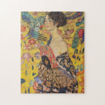 Gustav Klimt - Lady With Fan Jigsaw Puzzle<br><div class="desc">Gustav Klimt - Lady With Fan</div>