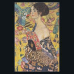 Gustav Klimt - Lady With Fan Painting<br><div class="desc">Gustav Klimt - Lady With Fan Painting.
Classic artwork from one of the worlds most famous painters</div>