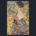 Gustav Klimt - Lady With Fan Painting<br><div class="desc">Gustav Klimt - Lady With Fan Painting.
Classic artwork from one of the worlds most famous painters</div>