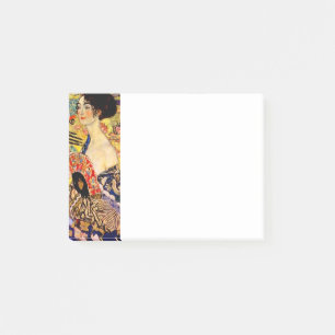 Gustav Klimt Lady with Fan Post-it Notes