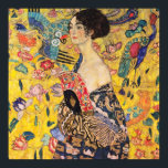 Gustav Klimt - Lady with Fan Poster<br><div class="desc">Lady with Fan - Gustav Klimt,  Oil on Canvas,  1917-1918</div>
