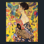Gustav Klimt Lady With Fan Poster<br><div class="desc">Gustav Klimt Lady With Fan Poster</div>