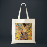 Gustav Klimt Lady With Fan Tote Bag<br><div class="desc">Gustav Klimt Lady With Fan</div>