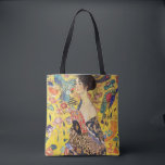 Gustav Klimt Lady With Fan Tote Bag<br><div class="desc">Gustav Klimt Lady With Fan</div>