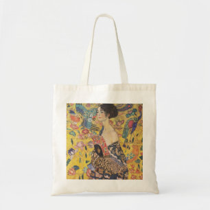 Gustav Klimt Lady With Fan Tote Bag