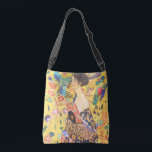 Gustav Klimt Lady With Fan vintage art nouveau Crossbody Bag<br><div class="desc">Gustav Klimt Lady With Fan vintage art nouveau</div>