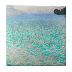 Gustav Klimt Lake Attersee Ceramic Tile