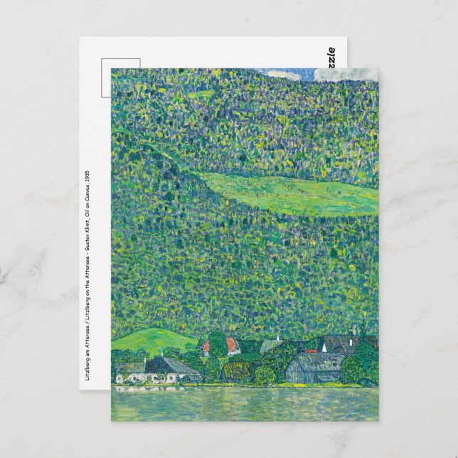 Gustav Klimt - Litzlberg am Attersee Postcard (Front/Back)