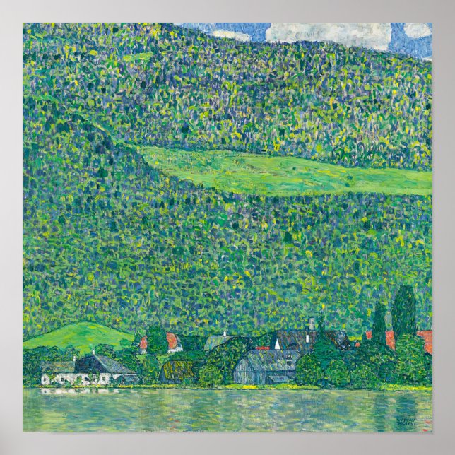 Gustav Klimt - Litzlberg am Attersee Poster (Front)