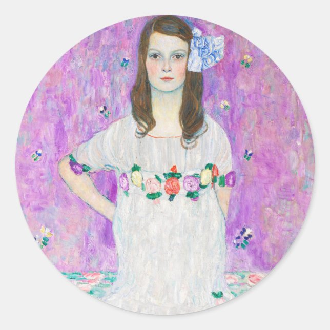 GUSTAV KLIMT "MADA PRIMAVESI" ROUND ENVELOPE SEAL (Front)