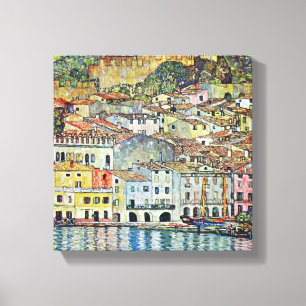 Gustav Klimt - Malcena at the Gardasee Canvas Print