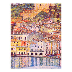 Gustav Klimt . Malcesine am Gardasee painting Photo Print