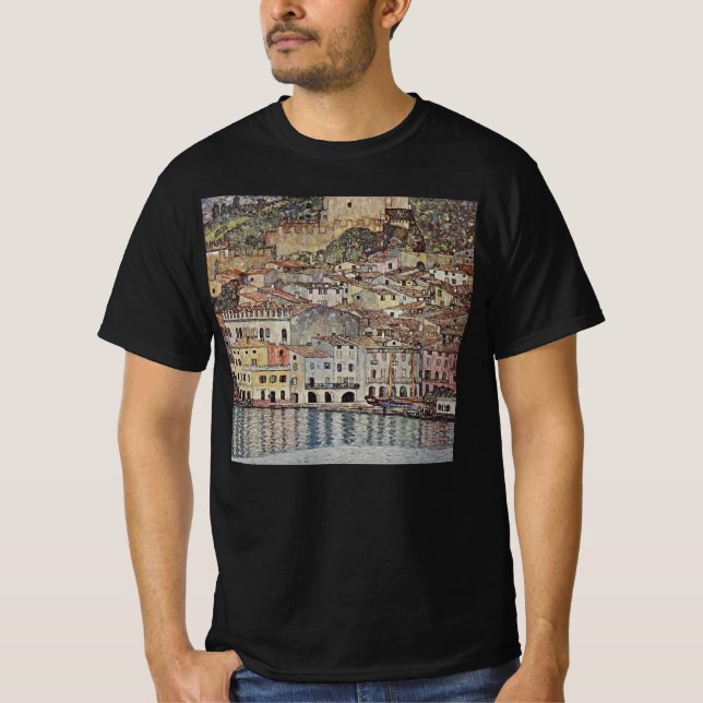 Gustav Klimt - Malcesine (Lake Garda, Italy)  T-Shirt (Front)