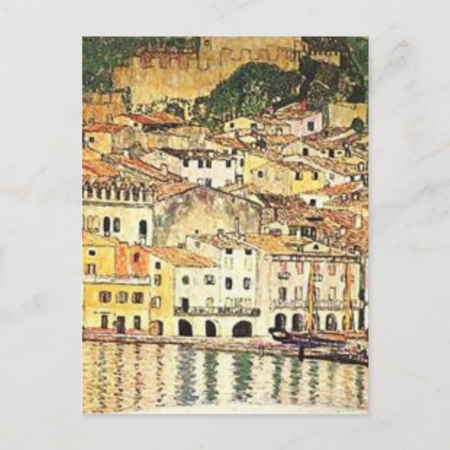 Gustav Klimt - Malcesine on Lake Garda Postcard (Front)