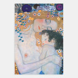 Gustav Klimt - Mother and Child Wrapping Paper Sheet<br><div class="desc">Mother and Child (detail of Three Ages of Woman) - Gustav Klimt,  Oil on Canvas,  1905</div>