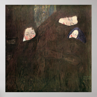 Gustav Klimt - Mother with Children Poster