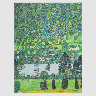 Gustav Klimt - Mountain Slope at Unterach Tissue Paper