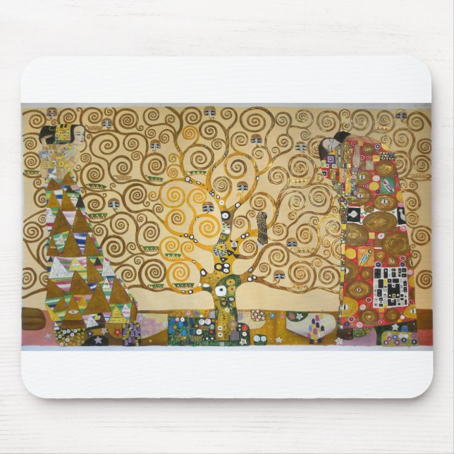Gustav Klimt Mouse Pad (Front)