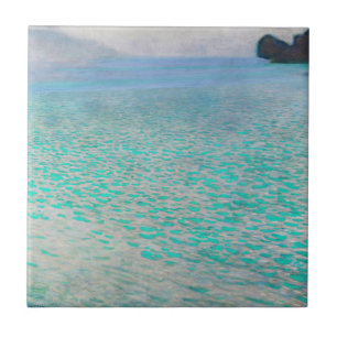 Gustav Klimt - On Lake Attersee Tile
