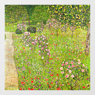 Gustav Klimt Orchard with Roses