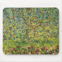 Gustav Klimt painting art nouveau The Apple Tree