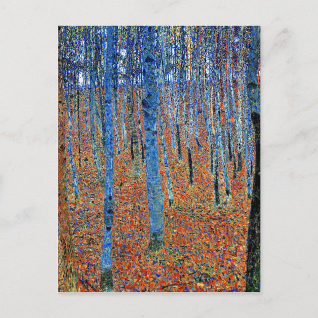Gustav Klimt painting, Beech Grove I Postcard (Front)
