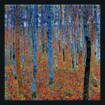Gustav Klimt painting, Beech Grove I, Poster<br><div class="desc">Beech Grove I,  famous painting by Austrian symbolist artist Gustav Klimt</div>