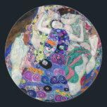 Gustav Klimt Painting The Virgin Classic Round Sticker<br><div class="desc">Gustav Klimt's The Virgin (1913)</div>